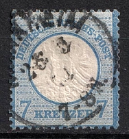 1872 7kr German Empire, Germany (Mi. 26, Canceled, CV $120)