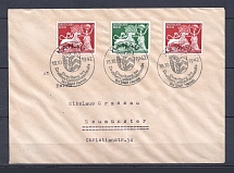 1942 Third Reich cover with special postmark Hanau