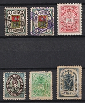 Nikolsk, Cherdyn, Morshansk, Okhansk, Kherson, Zemstvo Russia, Stock of Stamps