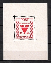 1946 Storkow, Germany Local Post (Souvenir Sheet, CV $30)