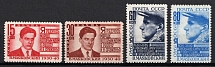 1940 The 10th Anniversary of the V.Mayakovsky's Death, Soviet Union, USSR, Russia (Full Set, MNH)