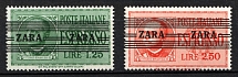 1943 Zadar, German Occupation, Germany (Mi. 37 - 38, Full Set, Signed, CV $420, MNH)