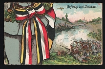 1914-18 'Battle near Soldau' WWI European Caricature Propaganda Postcard, Europe