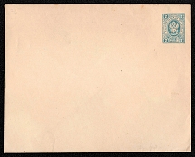 1883-85 7k Postal stationery stamped envelope, Russian Empire, Russia (SC МК #38Б, 139 x 111 mm, 16th Issue)
