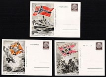 Germany Third Reich, Armed forces, WWII Propaganda postcards
