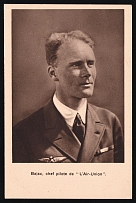 France, Bajac, chief pilot of L'Air-Union, postcard
