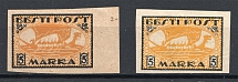 1919-20 5M Estonia (Paper Varieties)