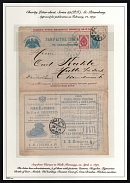 1899 Series 59 St. Petersburg Charity Advertising 7k Letter Sheet of Empress Maria sent from Warsaw to Halle, Germany (International, Additionally franked with 3k)
