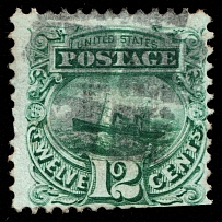 1869 12c United States (Sc 117, Canceled, CV $125)