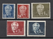 1950-52 German Democratic Republic, Germany (Full Set, CV $25)