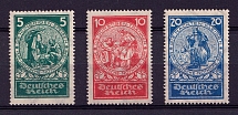 1924 Weimar Republic, Germany (Mi. 351 - 353, CV $40)