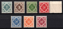 1906 Wurttemberg, German States, Germany (Mi. 112 - 118, Full Set, Signed, CV $70, MNH)