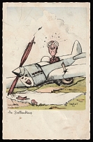 Third Reich, Germany, 'Aviation Humor', Propaganda Postcard