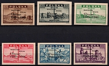 1945-46 'Warsaw Free', Poland, Stock of Cinderellas, Non-Postal Stamps, Labels, Advertising, Charity, Propaganda (MNH)
