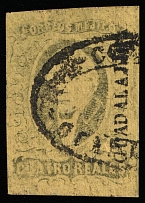1861 4r Mexico, North America (Mi 9I, Canceled, CV $80)