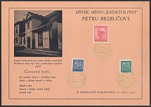 1937 (10 Okt) Czechoslovakia, 'Petr Bezruc', Souvenir Sheet (Cancellations)