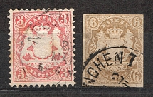 1870 Bavaria Germany (CV $120, Canceled)