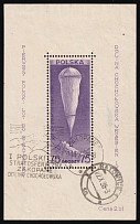 1938 Poland, Souvenir Sheet (Mi. Bl. 6, Special Cancellation, CV $90)