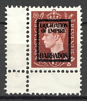 Germany Anti-British Propaganda Empire Liquidation - Barbados (CV $150)
