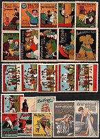 Germany, Stock of Rare Cinderellas, Non-postal Stamps, Labels, Advertising, Charity, Propaganda (#40)