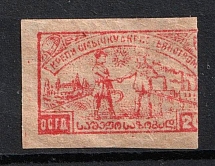 20k Union of Workers and Peasants, USSR Membership Coop Revenue, Georgia, Membership Fee (Offset, MNH)