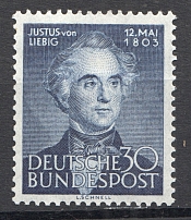 1953 Germany Federal Republic (CV $70, Full Set, MNH)