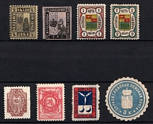 Balashov, Borisoglebsk, Borovichi, Valdai, Vetluga Zemstvo, Russia, Stock of Valuable Stamps