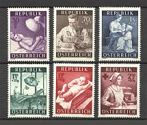 1954 Austria (CV $20, Full Set, MNH)