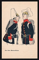 1914-18 'Mr. Sergeant' WWI European Caricature Propaganda Postcard, Europe