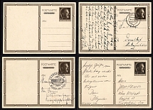 1938-39 Hitler, Third Reich Propaganda, Germany, Swastika, Postcards