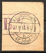 1916 Field Expedition Infant Division Postmark