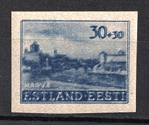 1941 30pf Estonia, German Occupation, Germany (DOUBLE Print, Print Error, Mi. 6 U DD, CV $230, MNH)