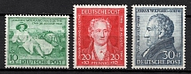 1949 British and American Zones of Occupation, Germany (Mi. 108 - 110, Full Set, CV $60, MNH)