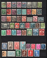 1918-40 Estonia, Collection (3 Pages, Canceled)