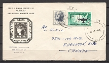 1963 Society of Ukrainian Philatelists Cover New York - Edmonton
