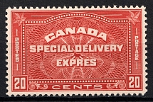 1932 20c Canada, Special Delivery Stamp (SG S7, CV $60, MNH)