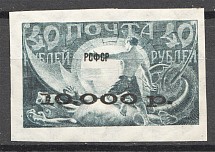 1922 RSFSR 10000 Rub (Distance between Overprints 7 mm, CV $225, MNH)