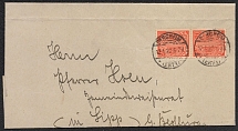 1922 (12 Dec) Weimar Republic, Germany, Cover from Bergheim franked with Mi. 22 (CV $80)