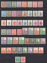 1945-46 West Saxony, Soviet Russian Zone of Occupation, Germany (Full Sets)