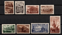 1946 Moscow Scenes, Soviet Union, USSR, Russia (Full Set, MNH)