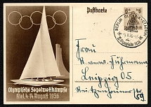 1936 Olympic sailing competitions. Berlin - Leipzig