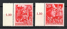 1945 Germany Reich Last Issue (Control Numbers `1.50`, Full Set, CV $100, MNH)