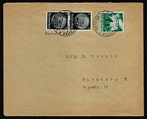 1936 Nuremberg Cover franked with Scott 415 and 479 and posted 11 September