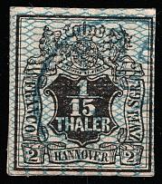 1856-57 2g Hannover, German States, Germany (Mi 11, Canceled, CV $100)