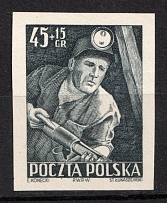 1952 45(+15)gr Republic of Poland (Proof, Essay of Fi. 645, Mi. 783)