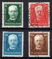 1927 Weimar Republic, Germany (Mi. 403 - 406, Full Set, Canceled, CV $80)