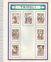 1911 Tripoli, Libya, Italy, Stock of Cinderellas, Non-Postal Stamps, Labels, Advertising, Charity, Propaganda (#673)
