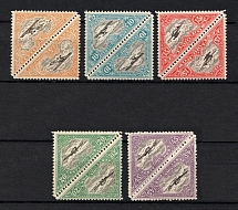 1924-25 Estonia, Pairs (Perforated, Full Set, CV $20, MNH)