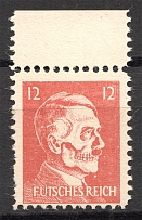 1944 United States US Anti-Germany Propaganda Forgery Hitler-Skull 12 Pf (MNH)