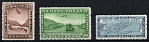1931 Newfoundland, Canada (SG 195 - 197, Watermark, CV $150)